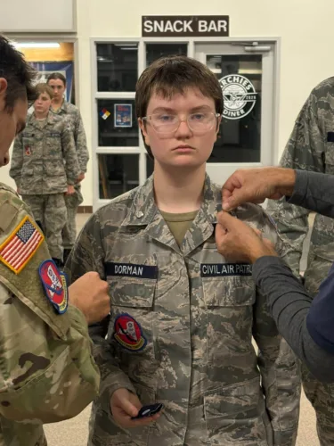 Jamestown Civil Air Patrol cadet receives Billy Mitchell Award
